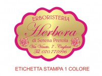Etichette adesive per erboristerie, cosmetica, cosmesi (mm 49X36)  (cod.8M )